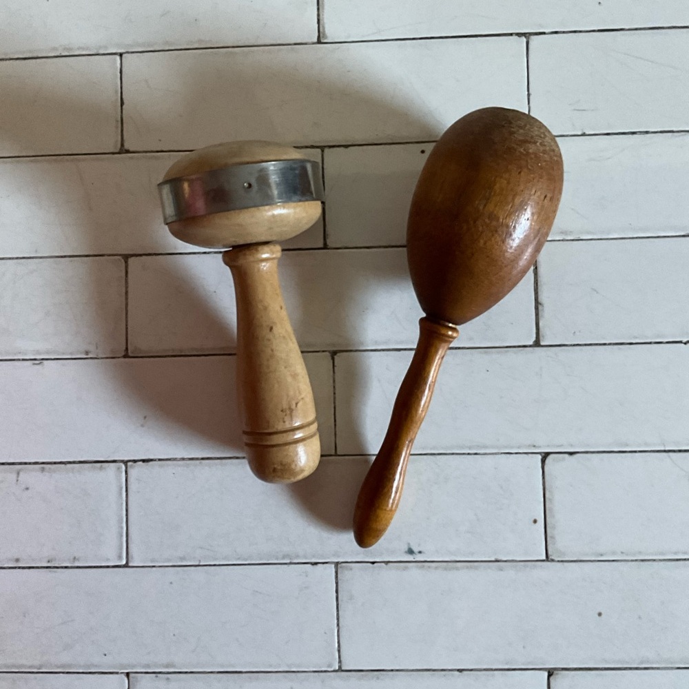 Vintage Wood Darning Tools